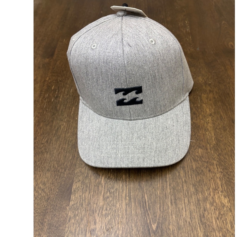 Billabong Mens All Day Snapback Hat Heather Grey Wave Logo Cap ABYHA00119